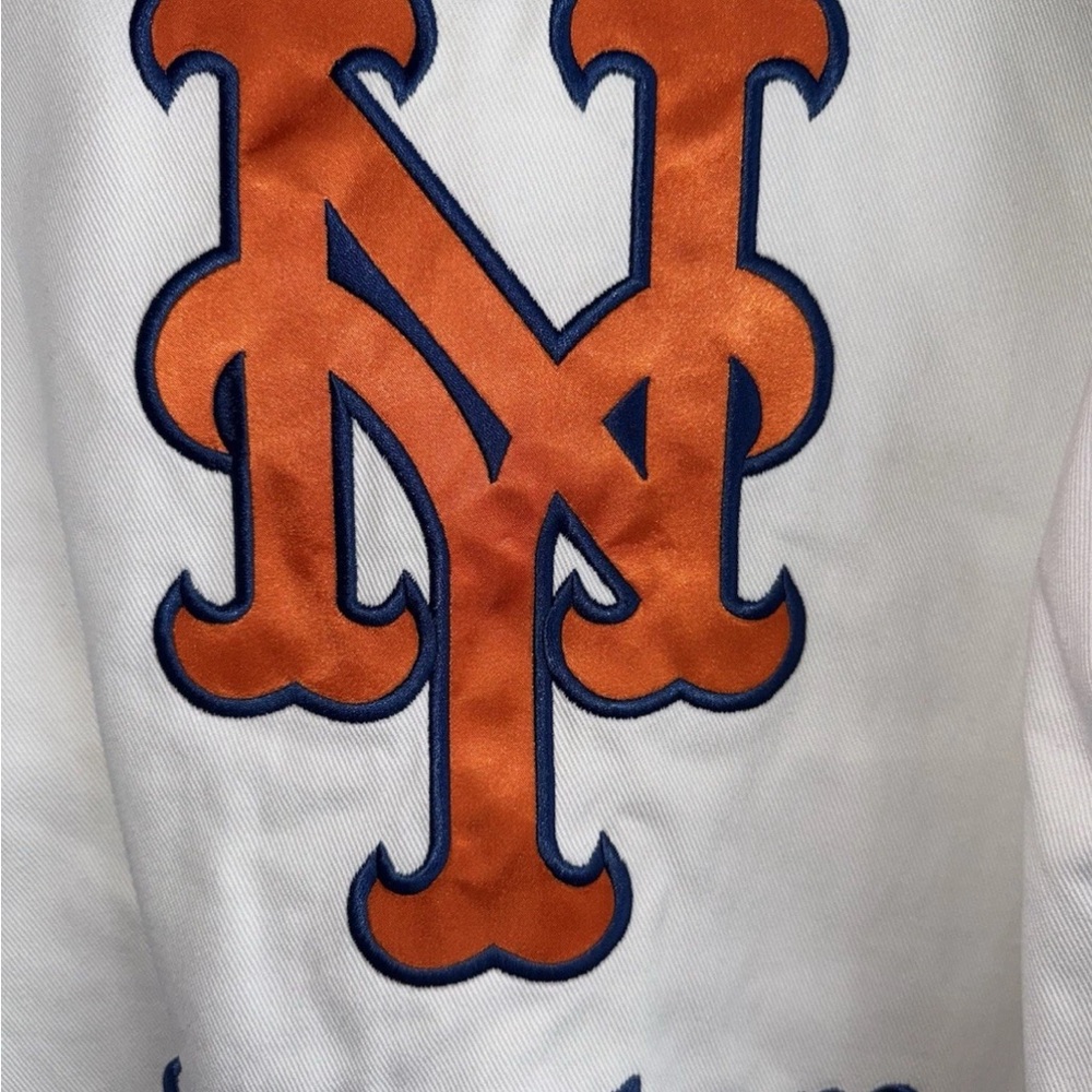 New Era White Mets Varsity Jacket - Picture 4 of 8